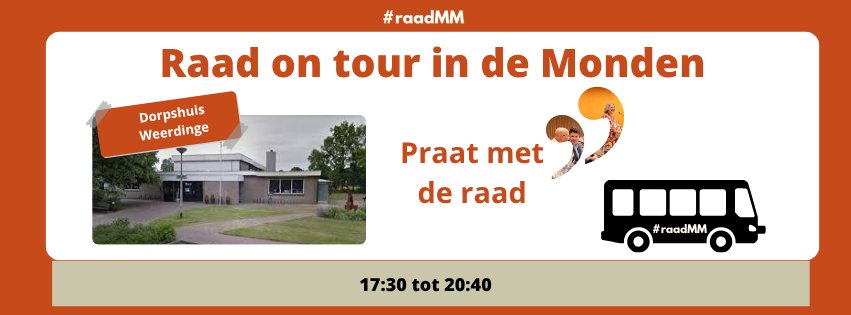 Raad on tour in de Monden
